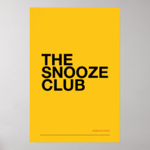 THE SNOOZE CLUB – 寝室のウォールアート