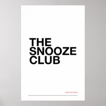 THE SNOOZE CLUB – 寝室のウォールアート