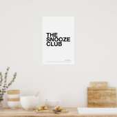 THE SNOOZE CLUB – Bedroom Wall Art ポスター (キッチン)