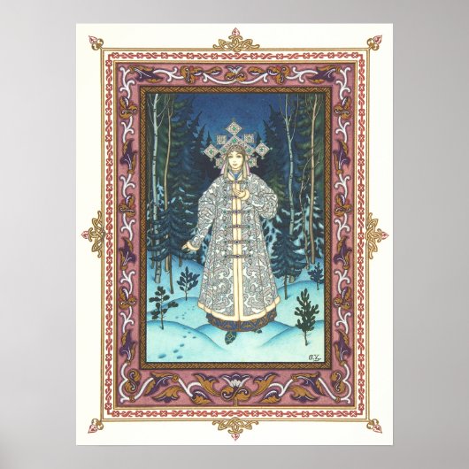 The Snow Maiden by Boris Zvorykin ポスター (正面)