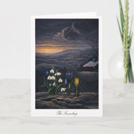 The Snowdrop — Modern Botanical Reinterpretation カード