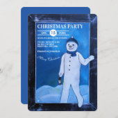 The Snowman's Escape Christmas Party 招待状 (正面/裏面)