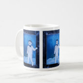 The Snowman's Escape Painting by Alfred Fox  コーヒーマグカップ (正面左)