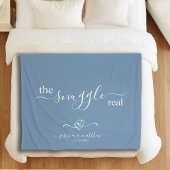 The Snuggle is Real Two Hearts Scripty シェルパブランケット