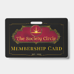 The Society Circle's Membership Card ID バッジ