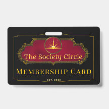 The Society Circle's Membership Card ID