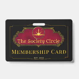 The Society Circle's Membership Card ID バッジ