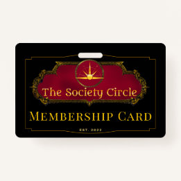 The Society Circle's Membership Card ID バッジ