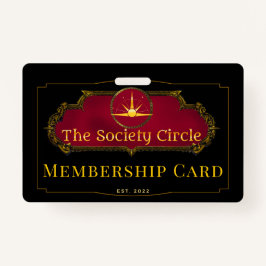 The Society Circle's Membership Card ID バッジ