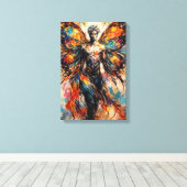 The Sock That Dreamed of Flight キャンバスプリント (インサイチュ (ウッドフロア))