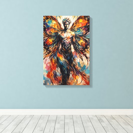 The Sock That Dreamed of Flight キャンバスプリント (インサイチュ (ウッドフロア))