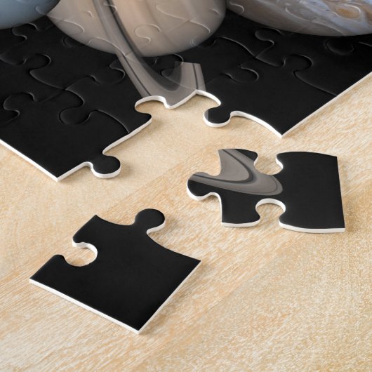 The solar system range planets in our galaxy ジグソーパズル (側面)