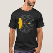 The Solar system Tシャツ (正面)