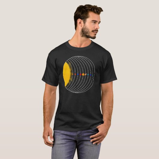 The Solar system Tシャツ (正面フル)