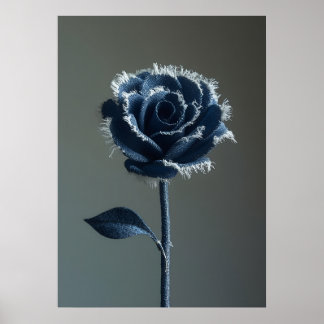 The Solitary Pride of a Reconstructed Denim Rose ポスター