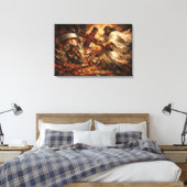 The Solution: Divine Breakthrough Recovery Art キャンバスプリント (インサイチュ (寝室))