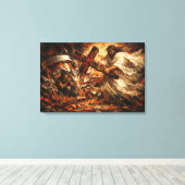 The Solution: Divine Breakthrough Recovery Art キャンバスプリント (インサイチュ (ウッドフロア))