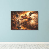 The Solution: Divine Syringe Rescue Art キャンバスプリント (インサイチュ (ウッドフロア))