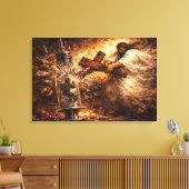 The Solution: Divine Syringe Rescue Art キャンバスプリント (インサイチュ (リビング))