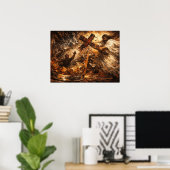 The Solution: Whiskey Glass Divine Rescue Art ポスター (ホームオフィス)