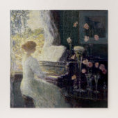 The Sonata by Frederick Childe Hassam ジグソーパズル (縦)
