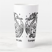 The Song of Ducks and Dragons Latte Mug カフェラテマグ (正面)