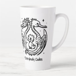 The Song of Ducks and Dragons Latte Mug カフェラテマグ