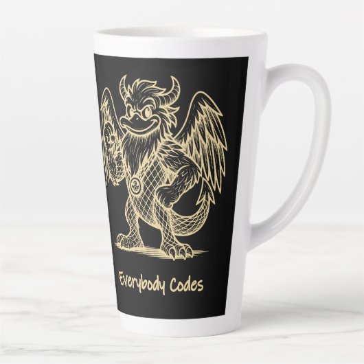 The Song of Ducks and Dragons Latte Mug カフェラテマグ (右)