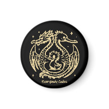 The Song of Ducks and Dragons Magnet