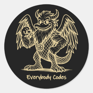 The Song of Ducks and Dragons Stickers Sheet ラウンドシール