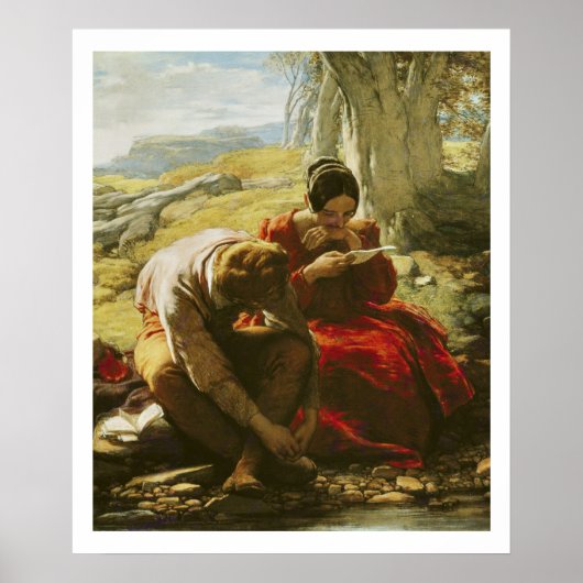 The Sonnet, 1839 (パネル上の油) ポスター (正面)