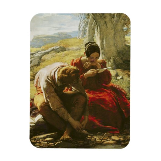 The Sonnet, 1839 (パネル上の油) マグネット (縦)