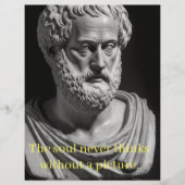 The soul never thinks without a picture (正面)