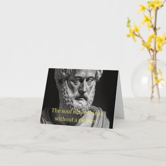 The Soul never thinks without a Picture カード (黄色い花)