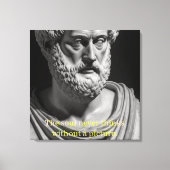 The Soul never thinks without a Picture キャンバスプリント (正面)