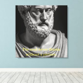 The Soul never thinks without a Picture キャンバスプリント (インサイチュ (ウッドフロア))