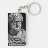 The soul never thinks without a picture キーホルダー (裏面)