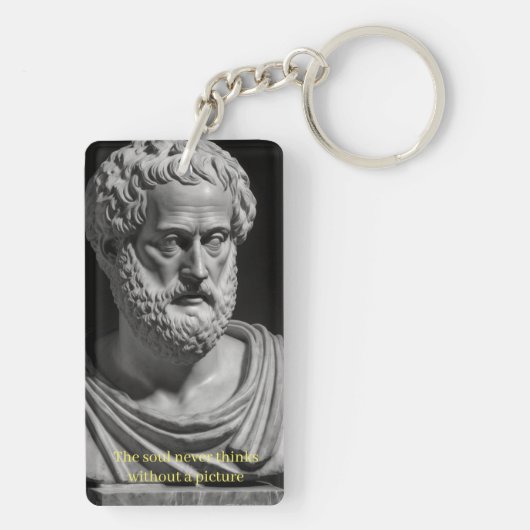 The soul never thinks without a picture キーホルダー (裏面)