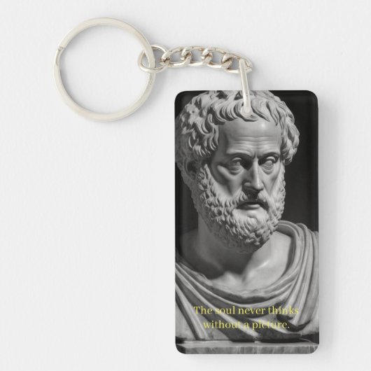 The soul never thinks without a picture キーホルダー (正面)