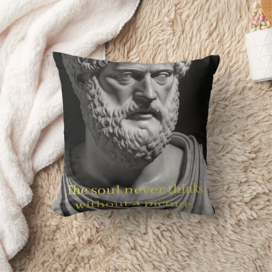 The Soul never thinks without a Picture クッション (ブランケット)