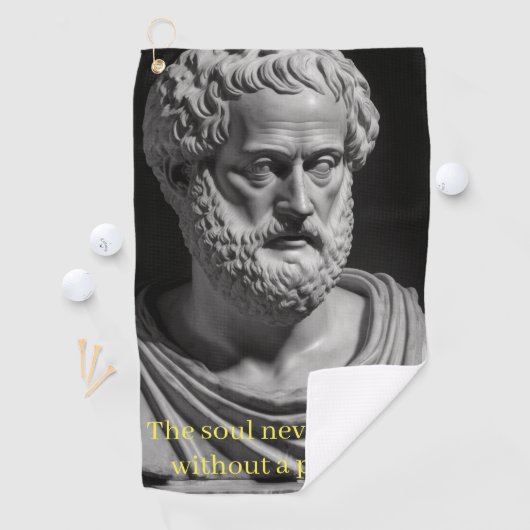 The Soul never thinks without a picture ゴルフタオル (インサイチュ)