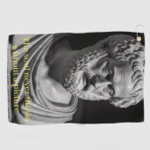 The Soul never thinks without a picture ゴルフタオル (横)