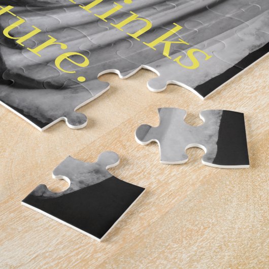 The Soul never thinks without a picture ジグソーパズル (側面)