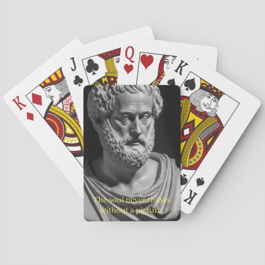 The Soul never thinks without a picture トランプ (裏面)