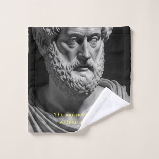 The Soul never thinks without a Picture バスタオルセット (ウォッシュタオル)