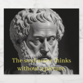 The Soul never thinks without a Picture ビールラベル (シングルラベル)