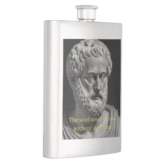 The soul never thinks without a picture フラスク (右)