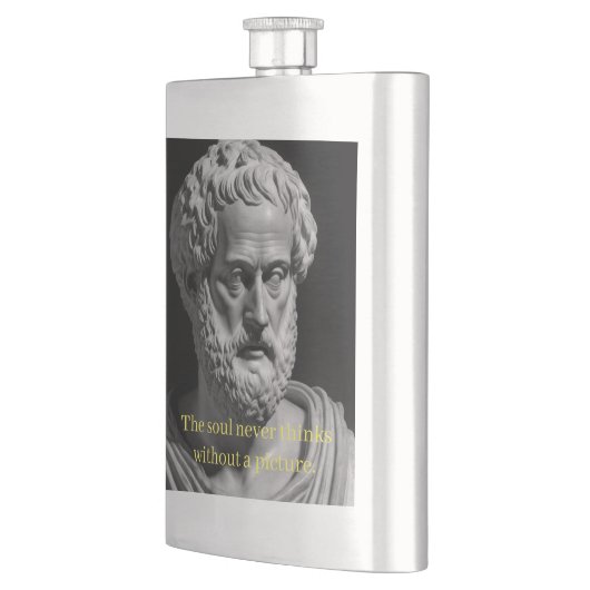 The soul never thinks without a picture フラスク (左)