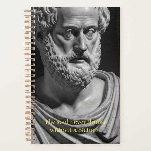 The Soul never thinks without a picture プランナー手帳 (正面)