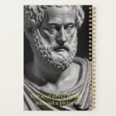 The Soul never thinks without a picture プランナー手帳 (裏面)